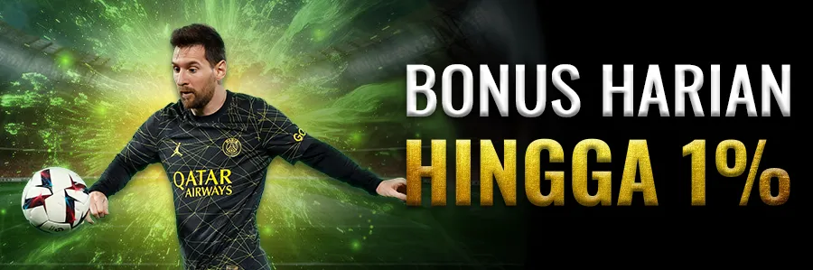 Bonus Harian hingga 1%