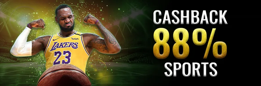 Cashback 88% Sports