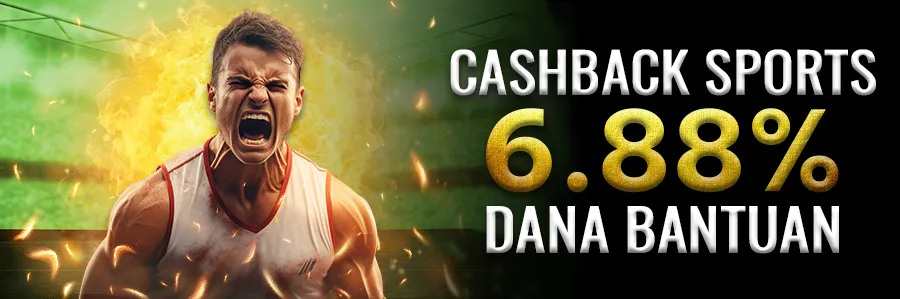 Cashback Sport 6.88% Dana Bantuan