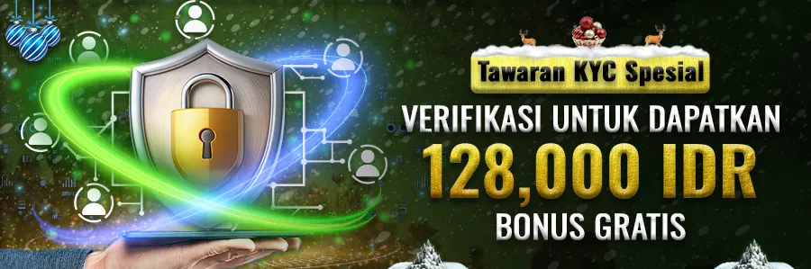 Dapatkan BONUS GRATIS Rp128rb setelah Verifikasi KYC